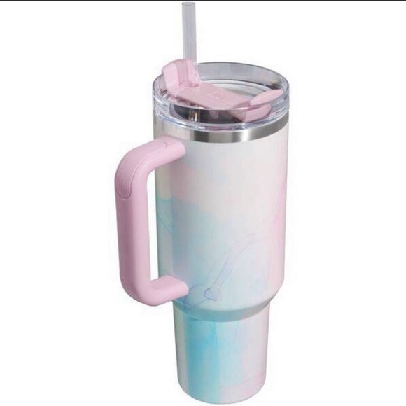 NEW Stanley 40oz Stainless Steel Quencher H2.0 Tumbler Watercolor Tulle - Picture 2 of 5